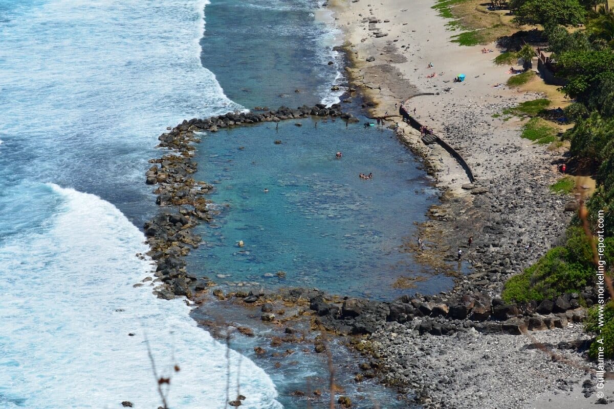 Le bassin rocheux de Grande Anse, La Réunion