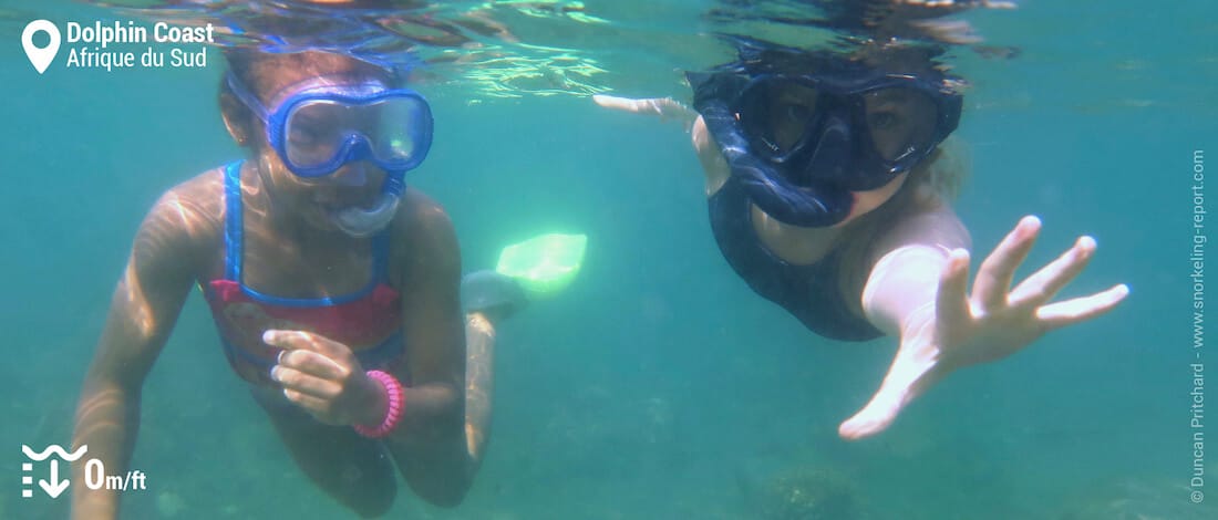 Snorkeling dans les Tidal Pools, Afrique du Sud