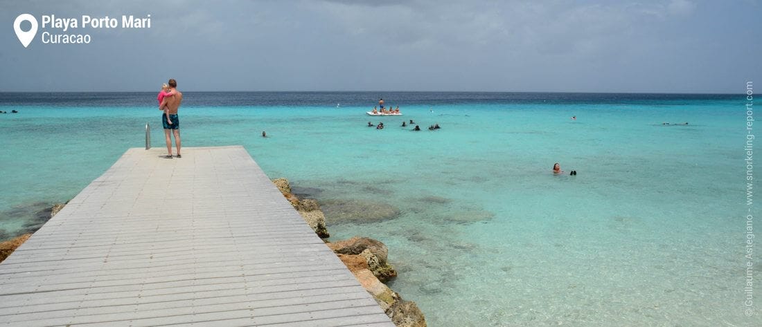 Playa Porto Mari beach deck, Curacao