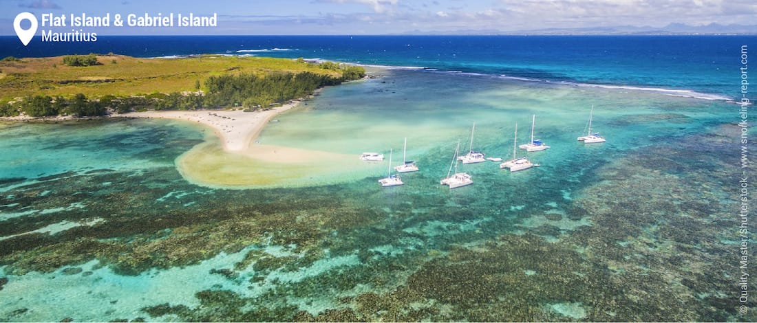 View on Gabriel Island, Mauritius