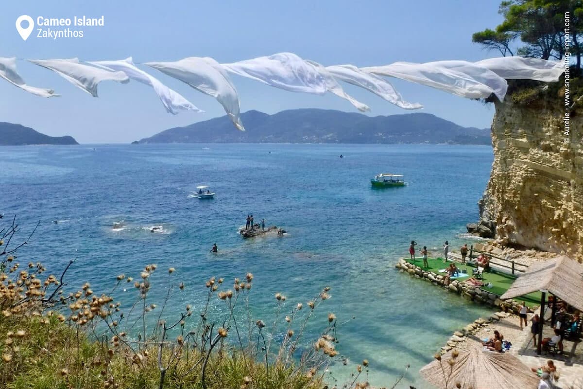 Cameo Island's main beach.