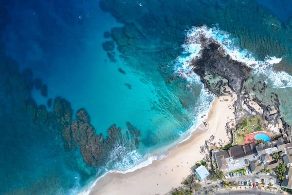 Fringing reef Reunion