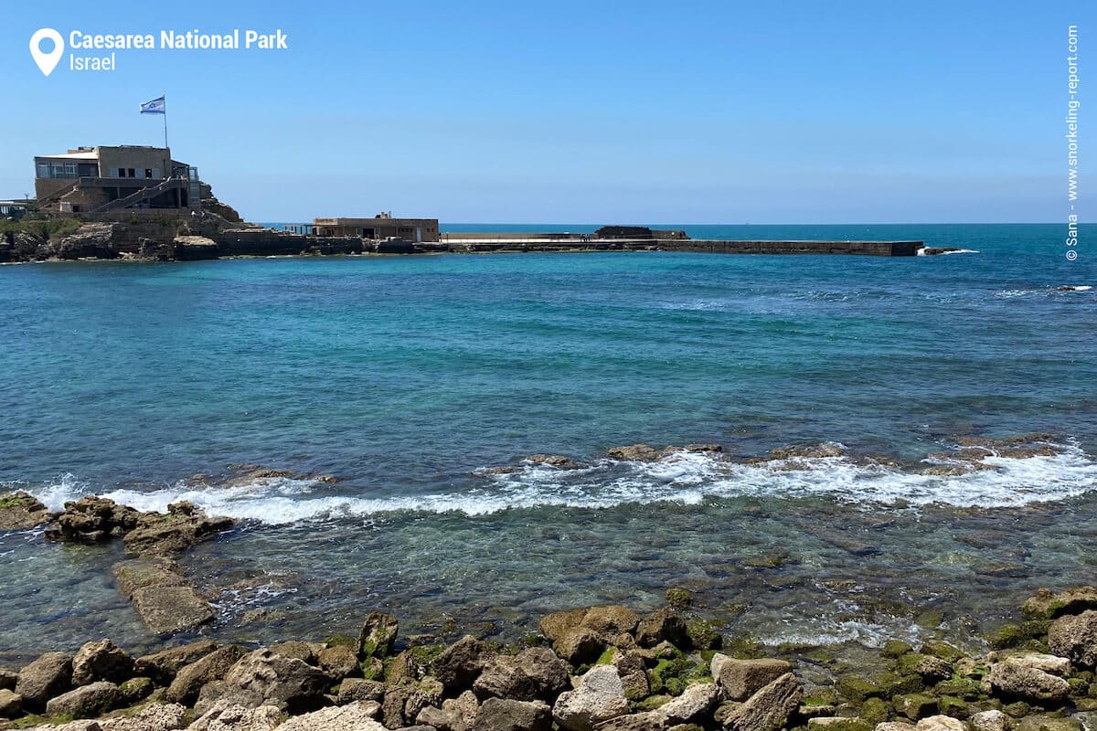 Caesarea Harbor - Snorkeling area